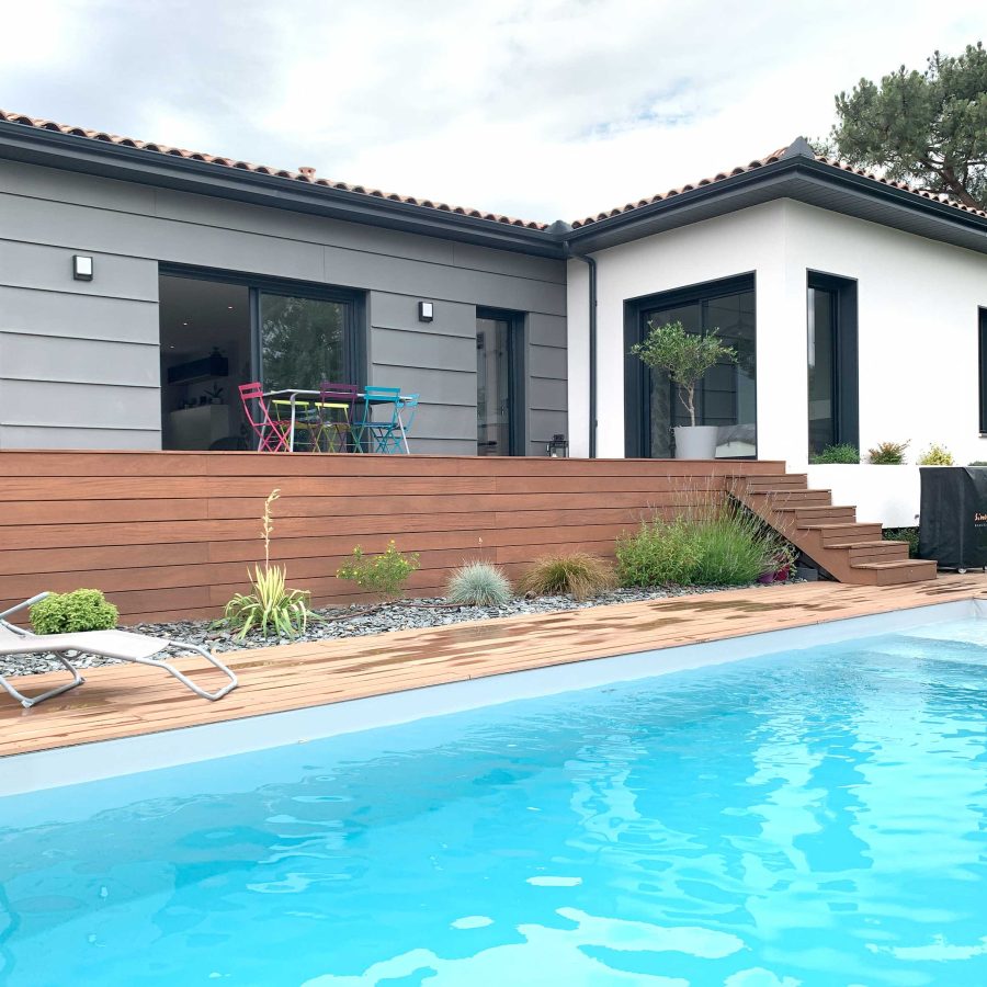 4 Construction d’une maison avec piscine à Lacroix Falgarde (31)
